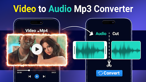 Android application Video to Audio Mp3 Cutter screenshort