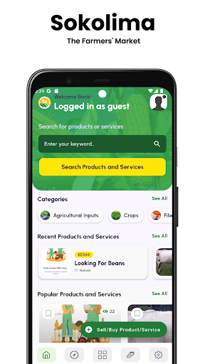 Android application Sokolima screenshort