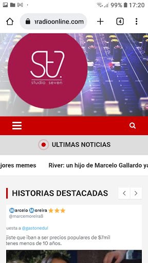 Studio Seven Radio Online Screen 2