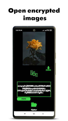 Encrypt msg-text files-images