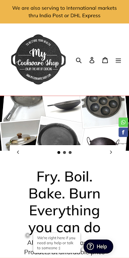 Android application My Cookware Shop screenshort