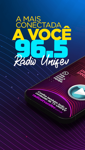 Android application Rádio Unifev screenshort