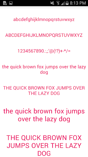 Color Fonts Message Maker Screen 3