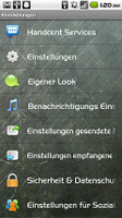 screenshot of Handcent SMS Germany Language