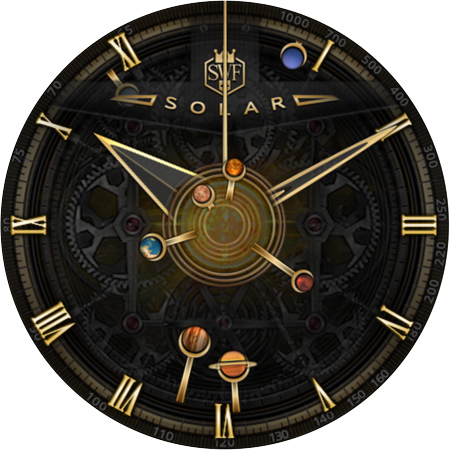 SWF Solar Planets Watch Face screenshot