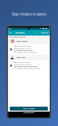 PointClickCare PE Screen 3