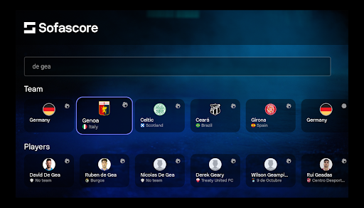 Sofascore - Live sports scores - Sports - apps