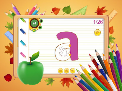 Скачать игру ABC kids writing alphabet - Letter tracing school для Android бесплатно