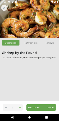 Fit 4u Meal Prep Screen 2