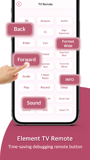 Remote for Element TV Screen 3
