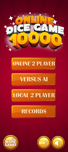 Android application 10000 Dice Game - Online screenshort