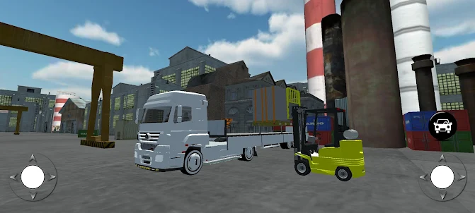 Forklift Truck Load And Drive
