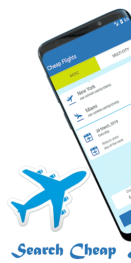 Android application Cheap Flights & Plane Tickets screenshort