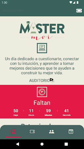 Android application Master MOI screenshort