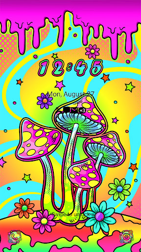 Colorful Mushroom - Wallpaper Screen 2
