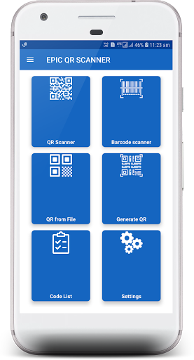 Epic QR & Barcode Scanner Screen 2