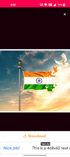 Android application Independence Day Wishes Lines screenshort
