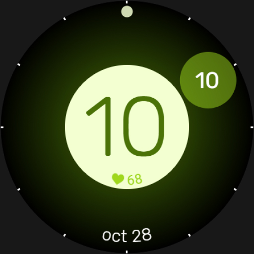 Bubble Colors Watch Face