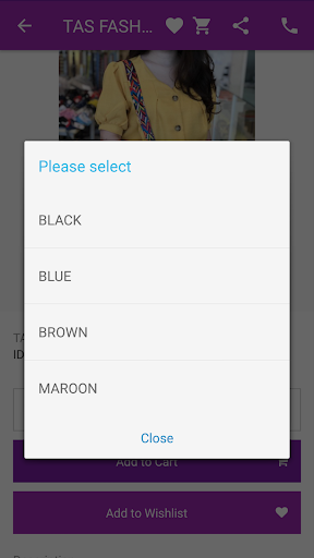 Android application Toko Lavender screenshort