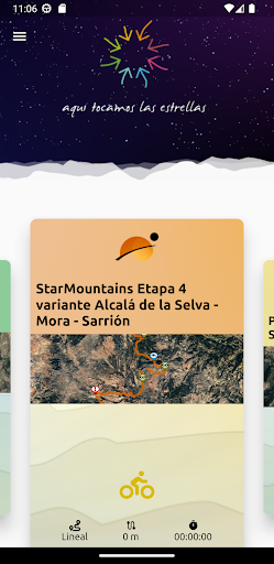 Android application GJ aquí tocamos las estrellas screenshort