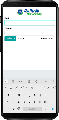 Android application DIU SmartEdu Employee screenshort