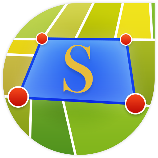 GPS Fields Area Measure Logo