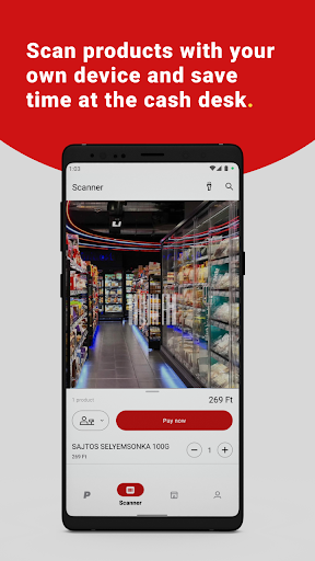 Android application Scan&Go screenshort