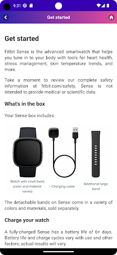 User Guide for Fitbit Sense Screen 2
