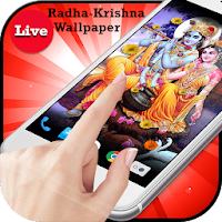 Radha Krishna HD live Wallpaper