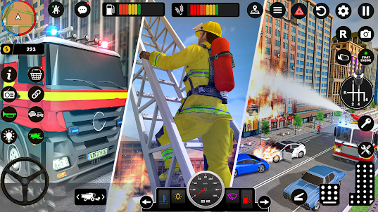 消防士シミュレーションゲーム : Fireman Game