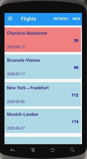 Android application Flights Price Alert RN screenshort