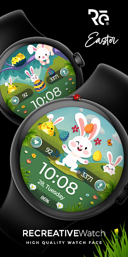 Android application Easter Bunny - Watch Face screenshort