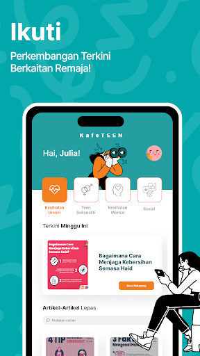 Android application KafeTEEN screenshort
