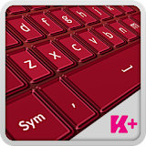 Keyboard Plus Burgundy icon