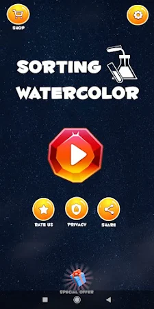 Game screenshot Sorting watercolor sort puzzle mod apk