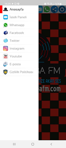 Android application Merhaba FM screenshort