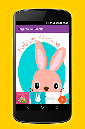 Android application Tarjetas de Pascua screenshort