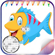 Fish Draw By Number - Fishs Coloring By Number