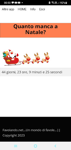 Android application Natale - Conto alla Rovescia screenshort