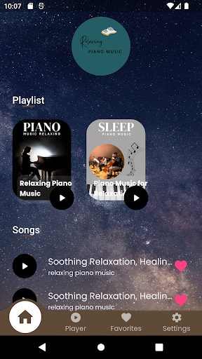 Relaxing Piano Music Screen 2
