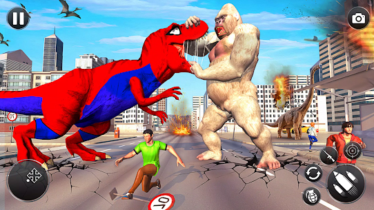 Angry Dino City Rampage Games 1