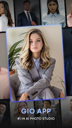 Android application GIO: AI Headshot Generator Pro screenshort