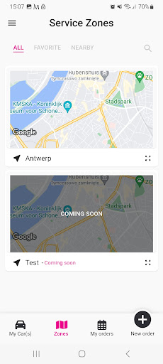 UZE charging as a service Screen 3