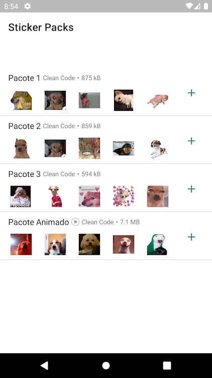 Stickers Cachorros Animados - 1.1 - (Android)