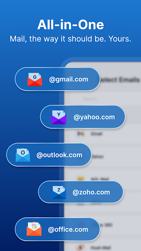 Android application All Email Connect screenshort