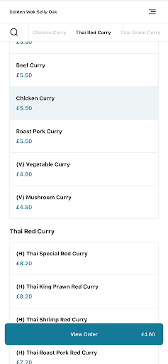 Golden Wok Selly Oak Screen 3