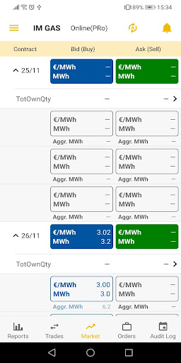Android application OTE IM Gas screenshort