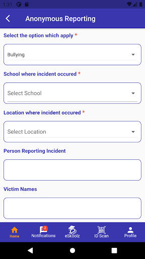 eSkoolz Screen 2