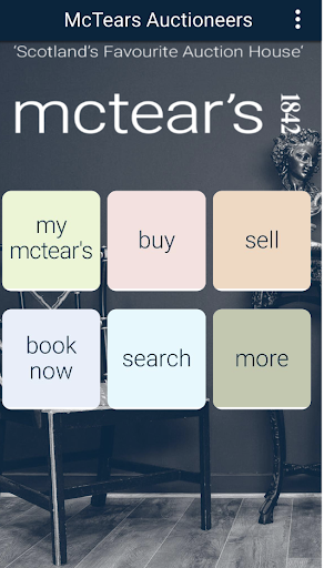 Android application McTears Auctioneers screenshort