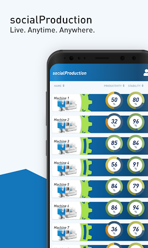 Android application socialProduction screenshort